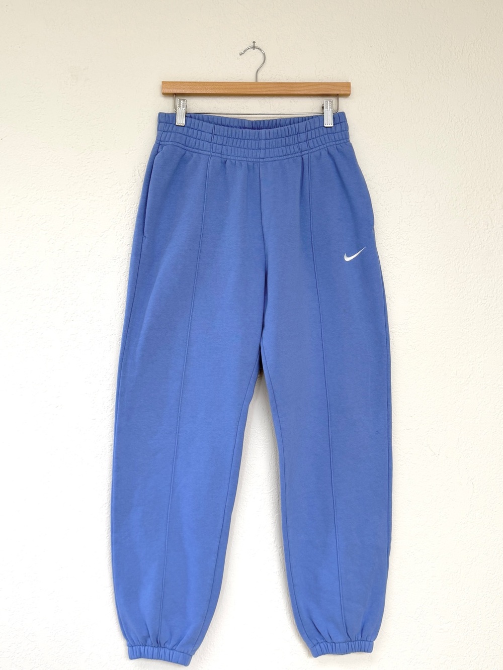 NIKE essential cornflower blue fleece jogger sweatpants / S